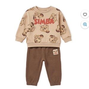 Simba Toddler Sweatshirt and Pants Set